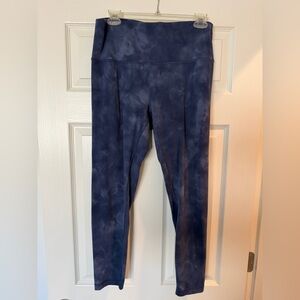 GUC Lululemon Blue Leggings size 12